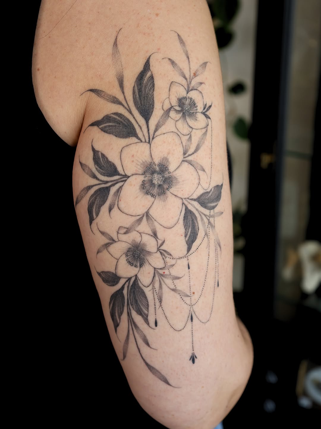 Tattoo by @abby.inks — fine_line, black_and_grey