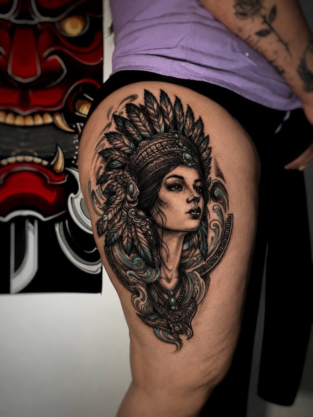 Tattoo by @m_kytattoo — realism, black_and_grey