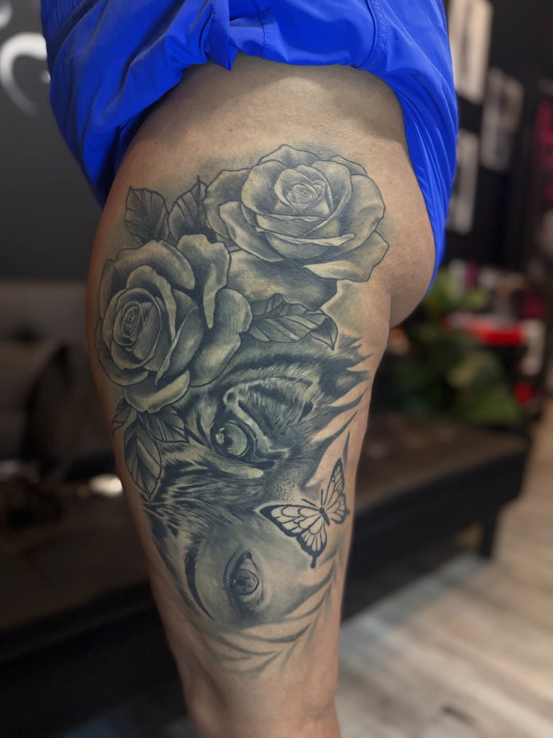 Tattoo by @jaytattoo405 — realism, black_and_grey