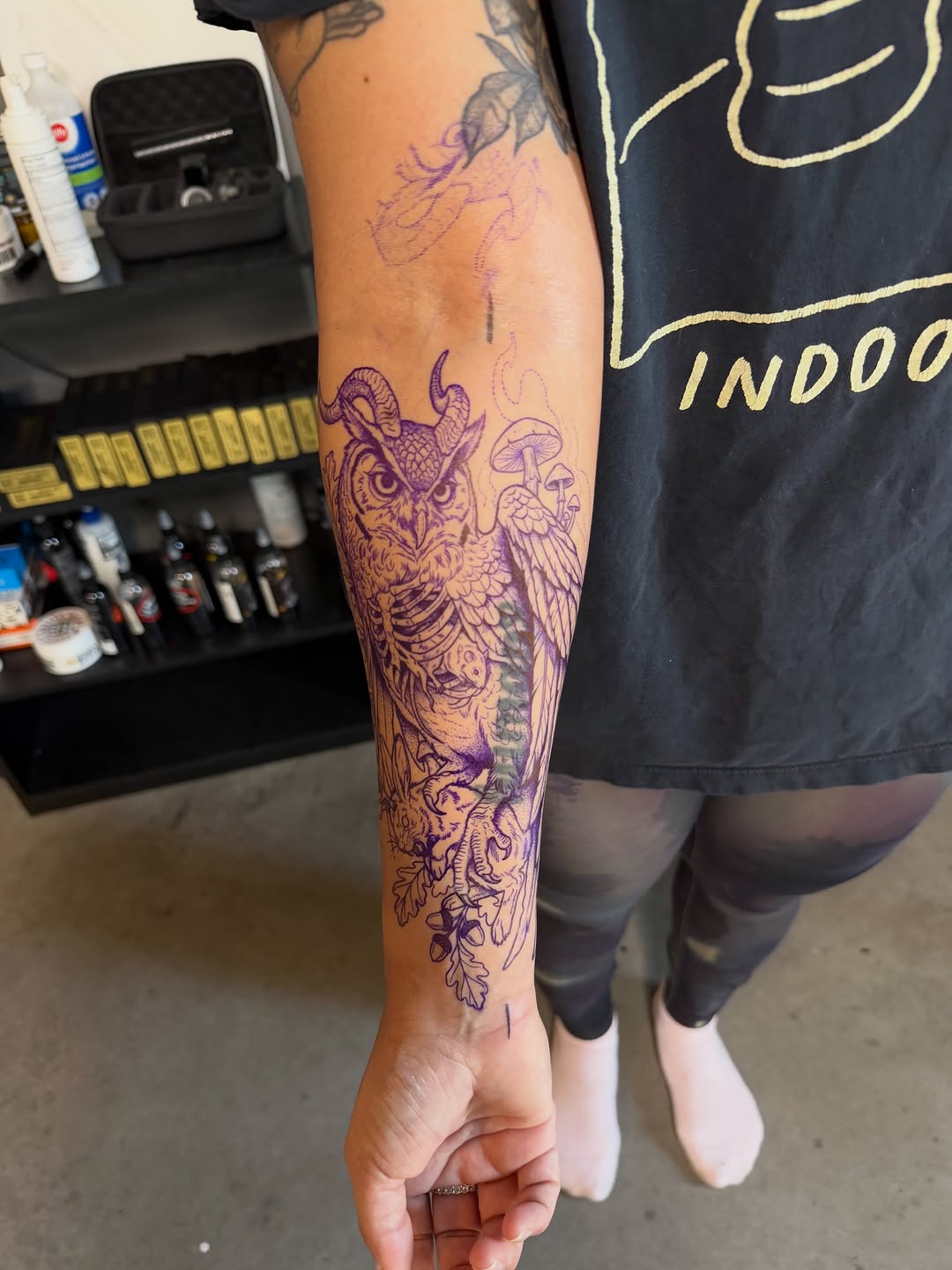 Tattoo by @badvibestattoos — illustrative, dark_realism