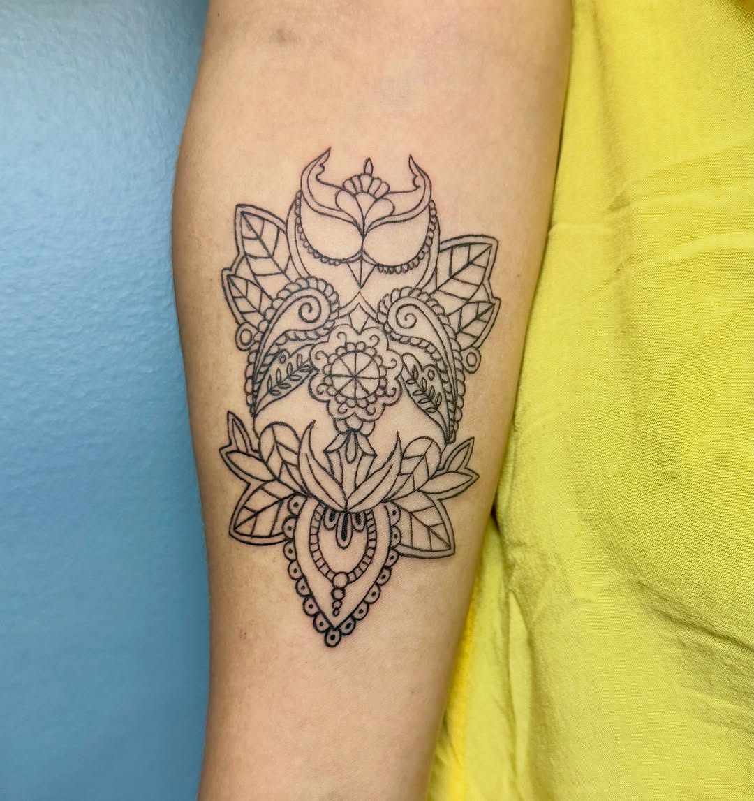 Tattoo by @sixteen_3_ — ornamental, geometric