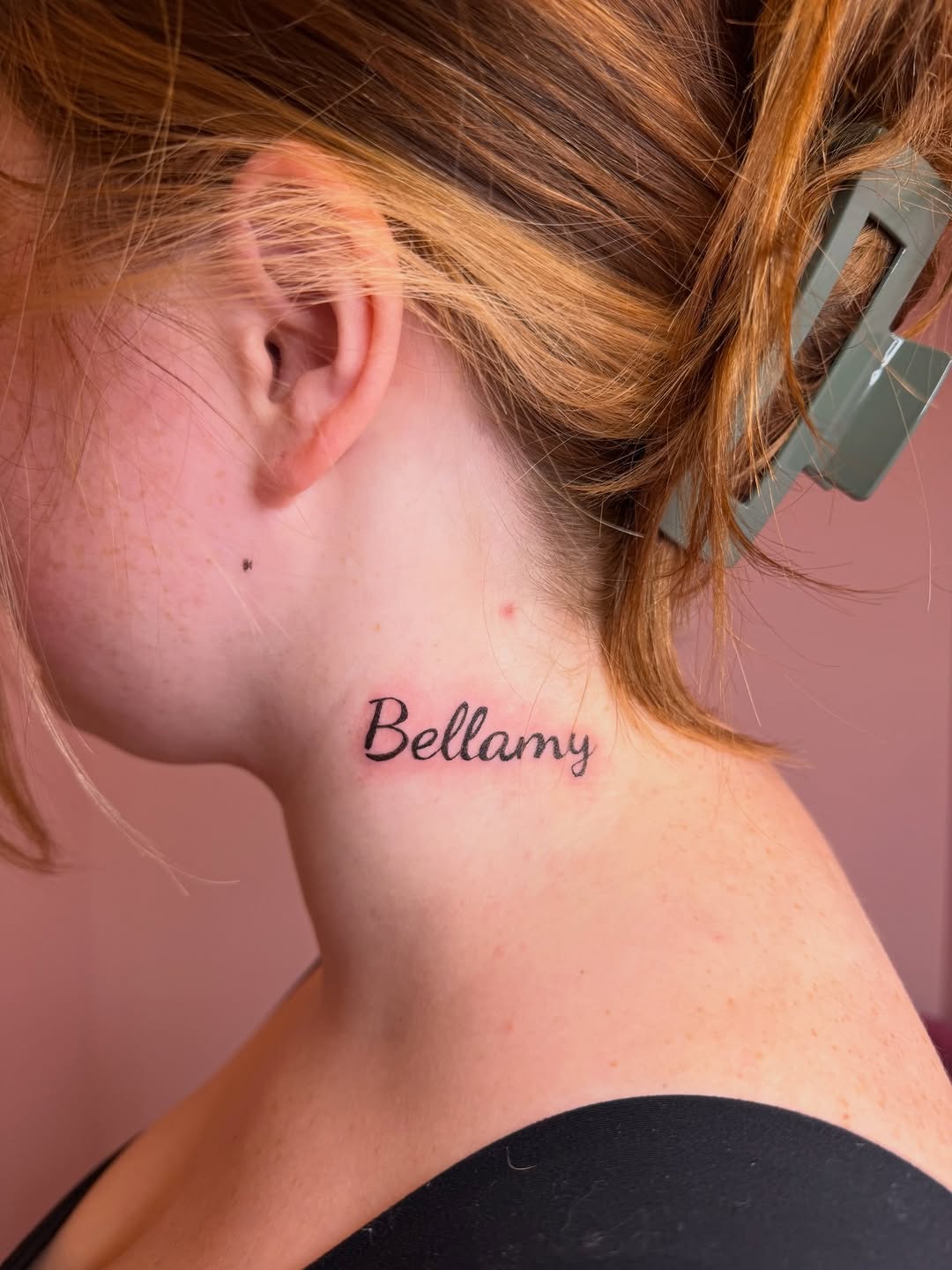 Tattoo by @essentialinktattoos — lettering_script, fine_line