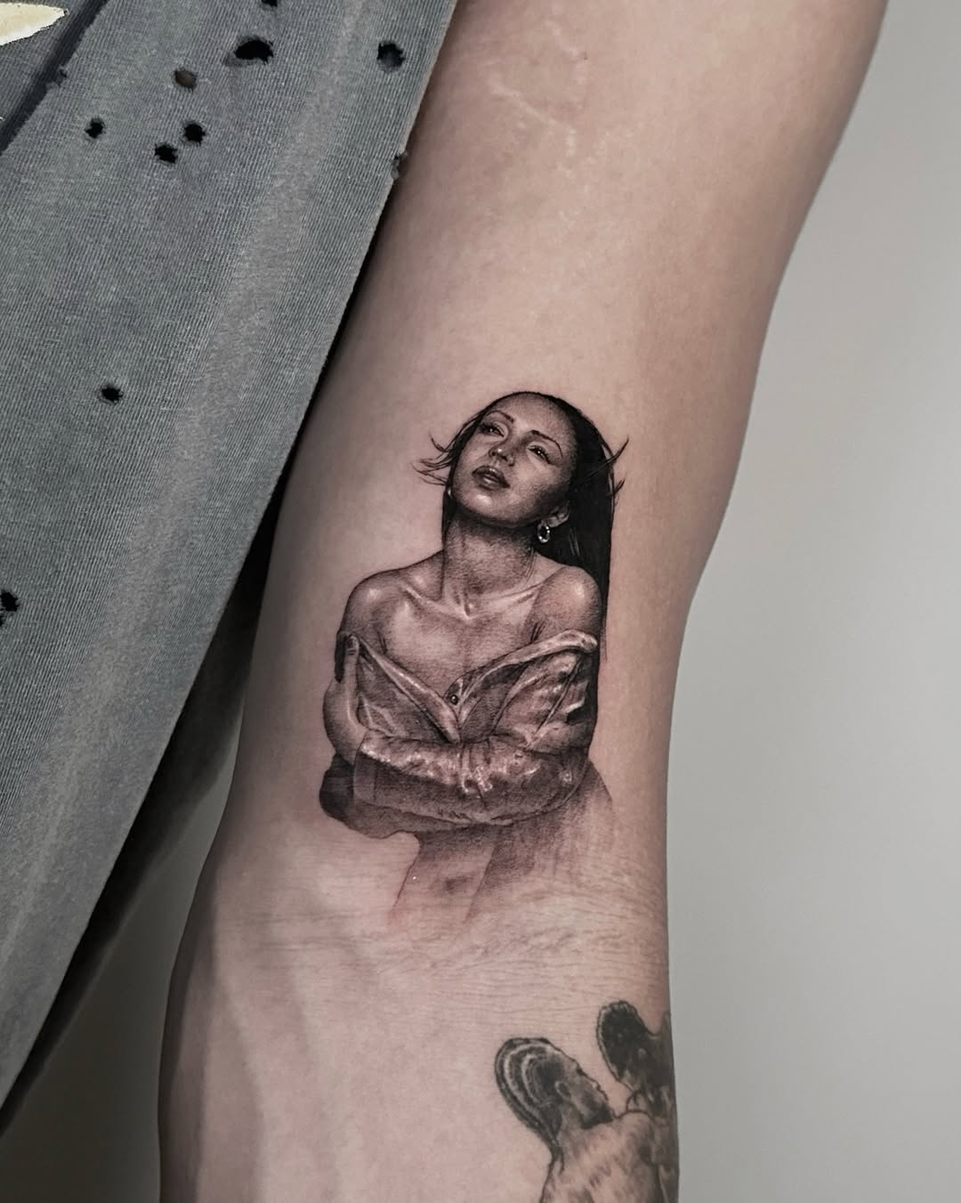 Tattoo by @digo_tattooer โ realism, black_and_grey