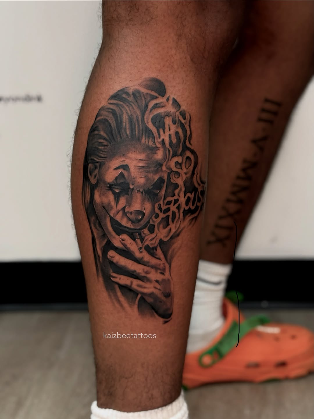 Tattoo by @kaizbeetattoos β realism, black_and_grey