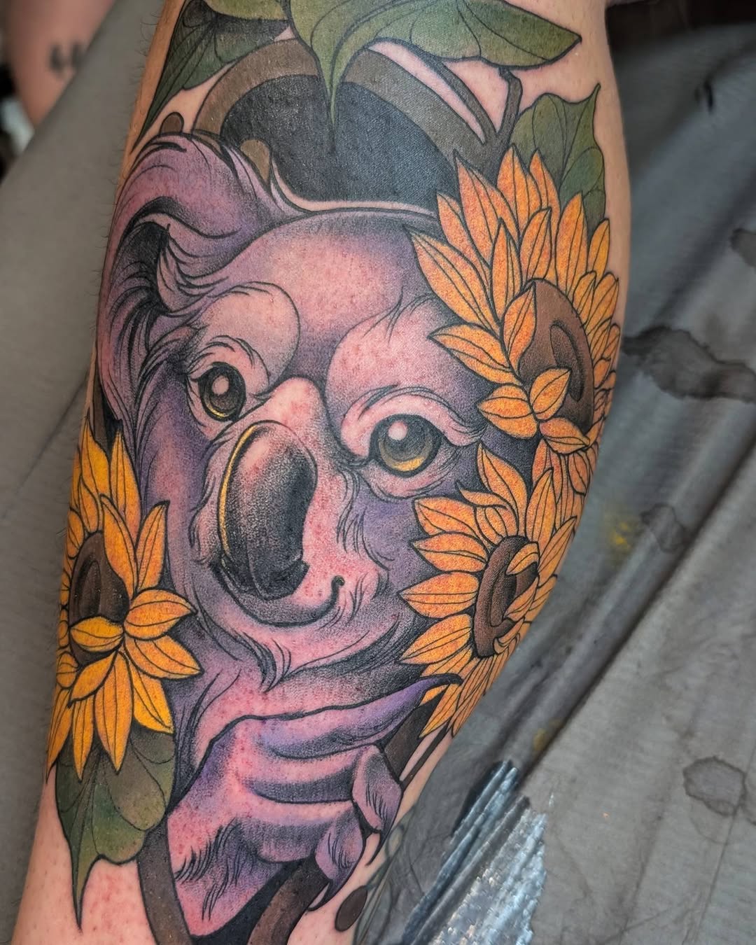 Tattoo by @jainagoldtattoos — realism, neo_traditional