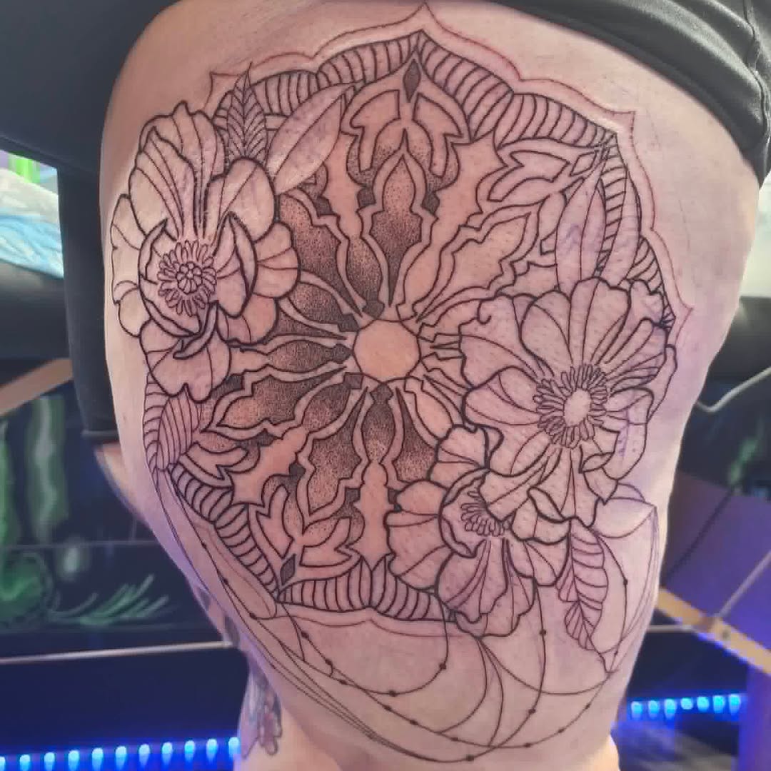 Tattoo by @skinartj — geometric, ornamental