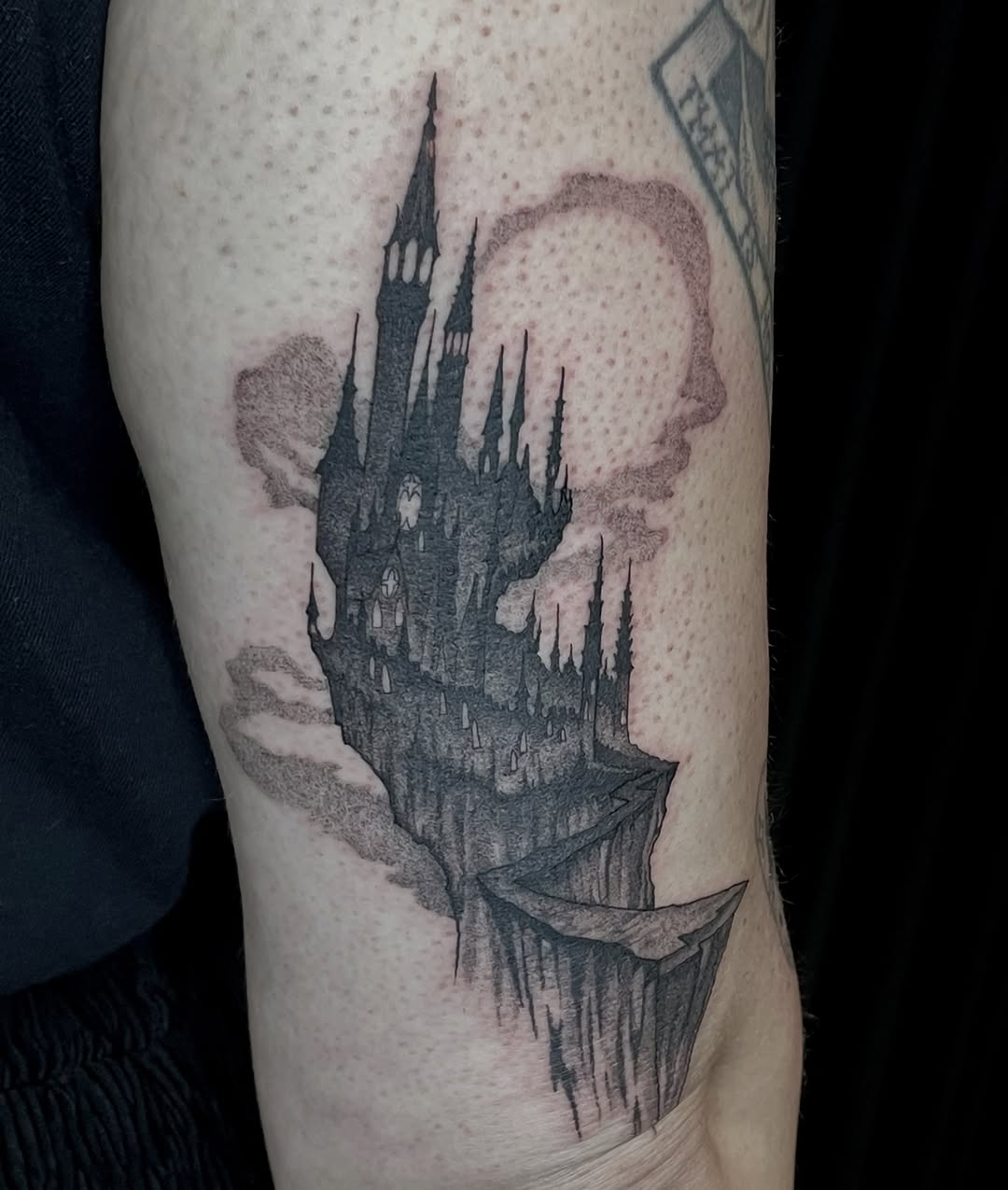 Tattoo by @nosferobtu.tattoo — black_and_grey, dark_realism