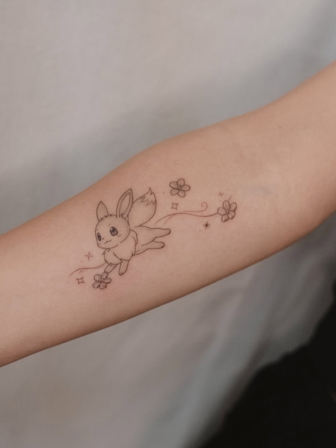 Tattoo by @tavi_tattoo β fine_line, anime