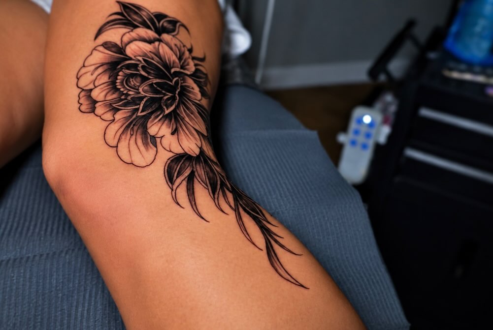 Tattoo by @inkwraps — black_and_grey, realism