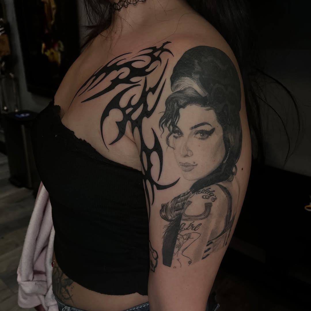 Tattoo by @inkprinc3ss — blackwork, realism