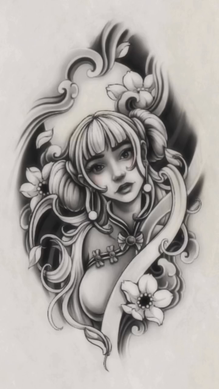 Tattoo by @david_ensoink — black_and_grey, neo_traditional