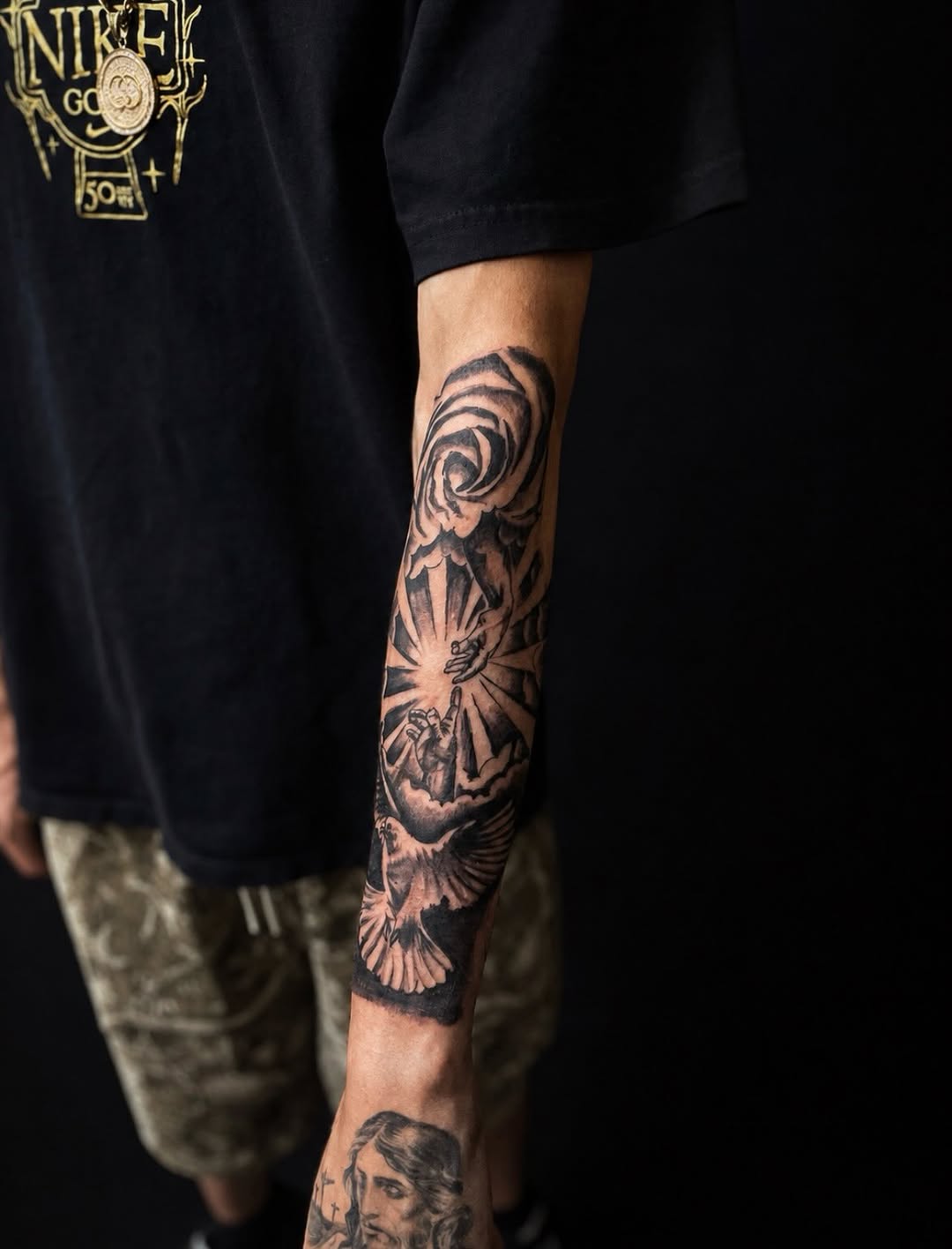 Tattoo by @dfineink — black_and_grey, realism