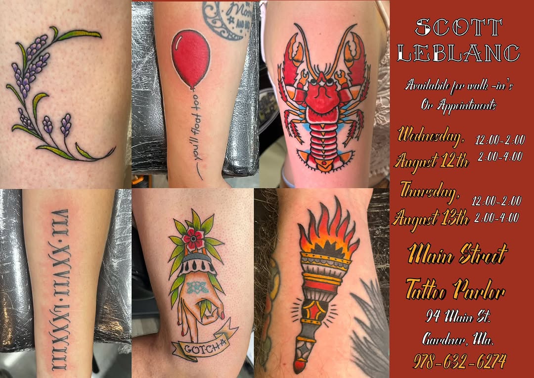 Tattoo by @scott_leblanc_ — american_traditional, lettering_script