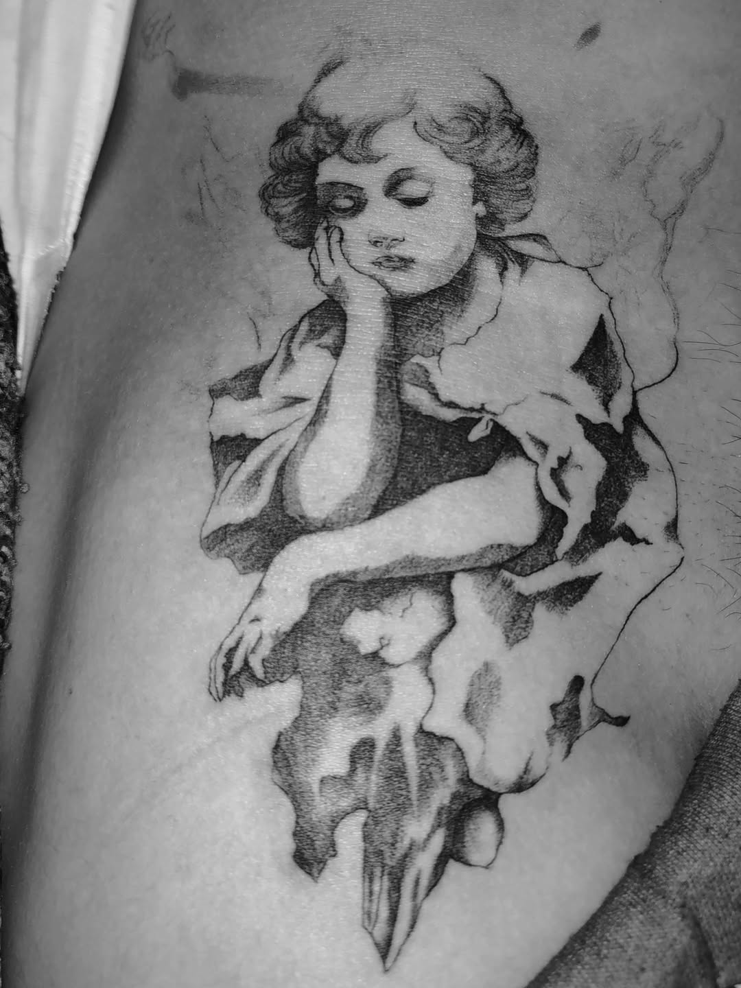 Tattoo by @too_arttoo — black_and_grey, realism