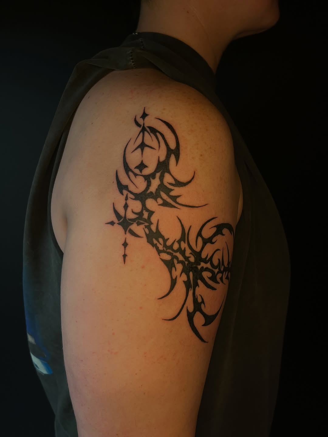 Tattoo by @juji.tattoos — tribal
