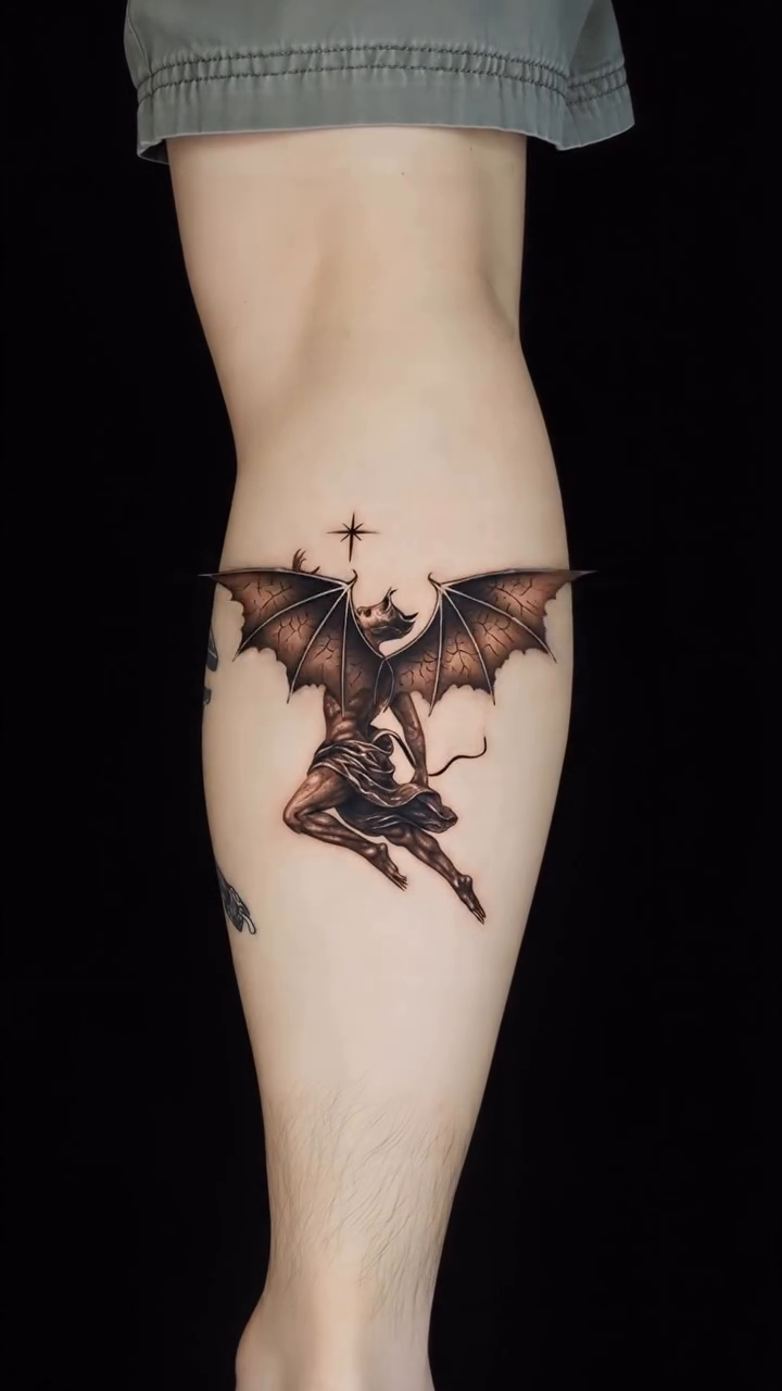 Tattoo by @dokdan.tt — dark_realism, black_and_grey