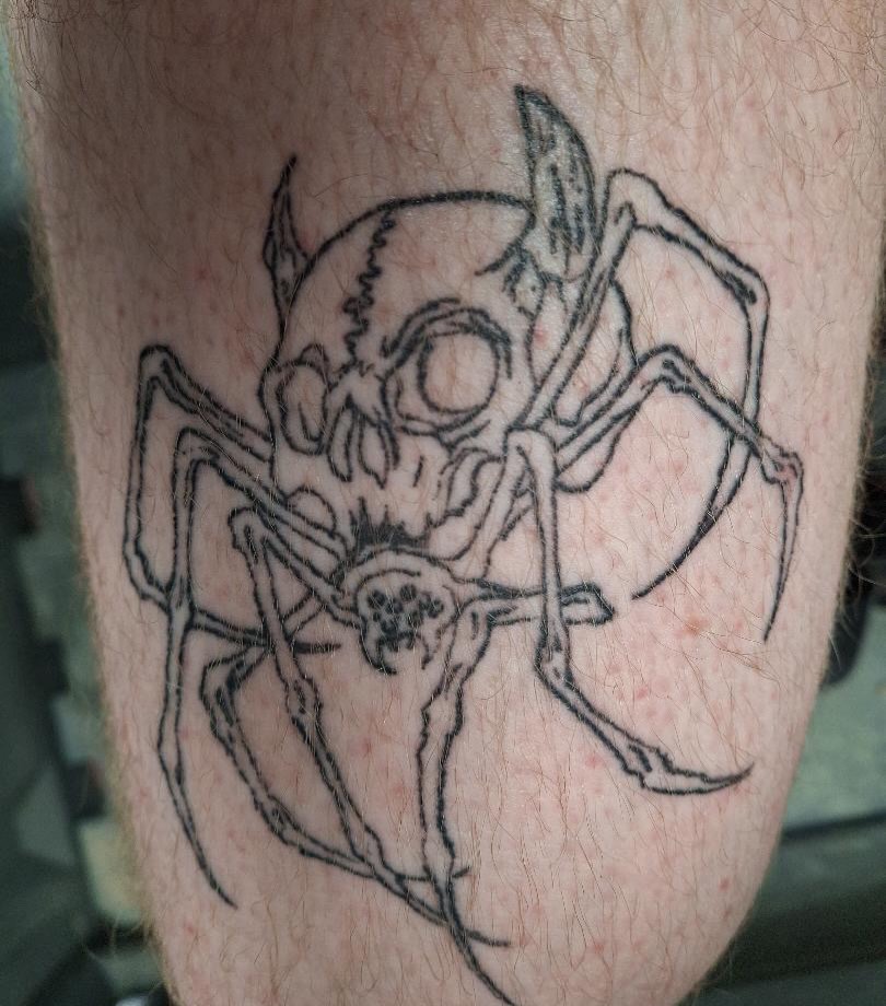 Tattoo by @loui_lays_ink — black_and_grey, illustrative