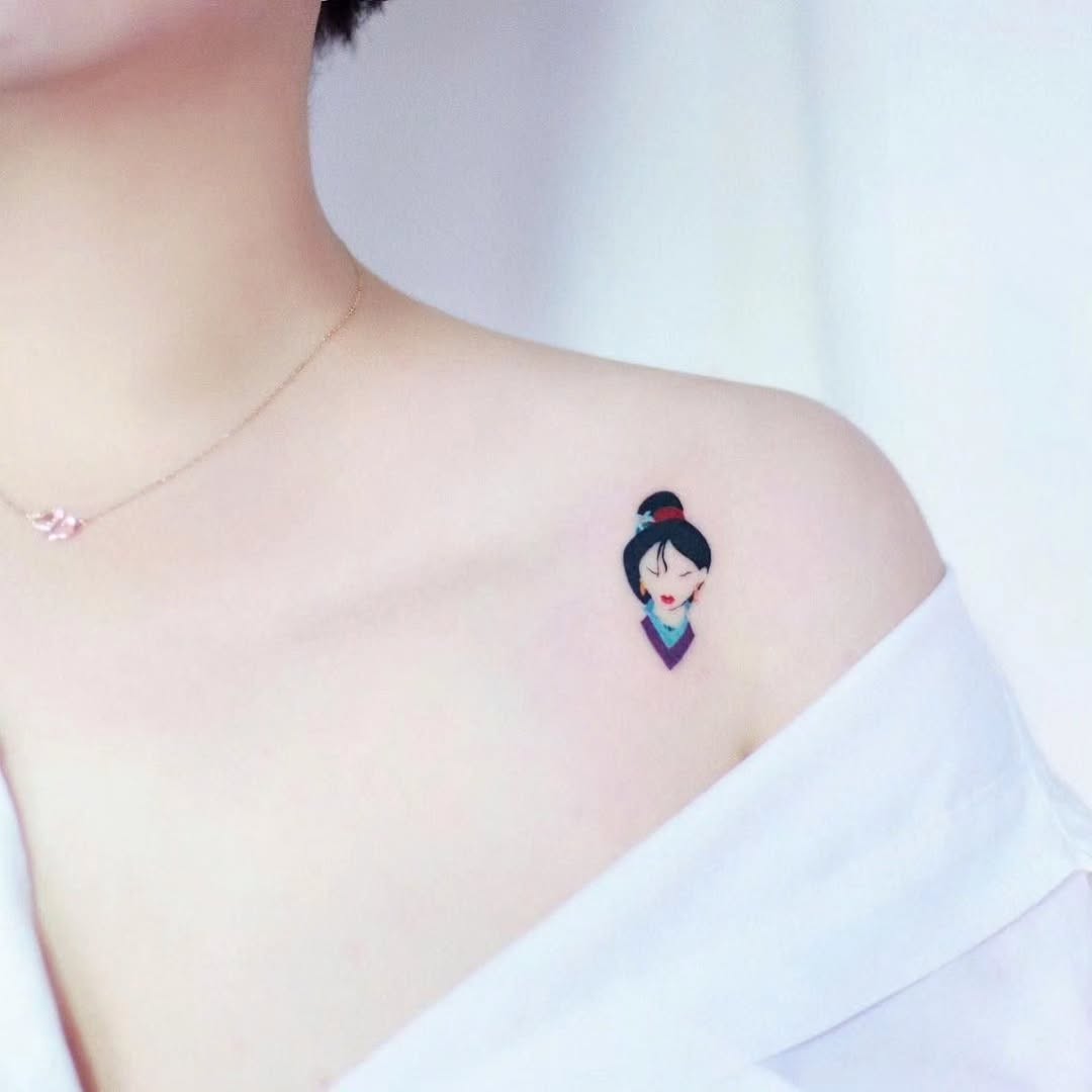 Tattoo by @tattoo_korea_ — anime, fine_line