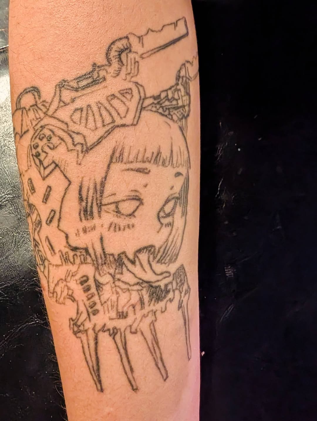 Tattoo by @sarah.pi.tattoo — anime, illustrative