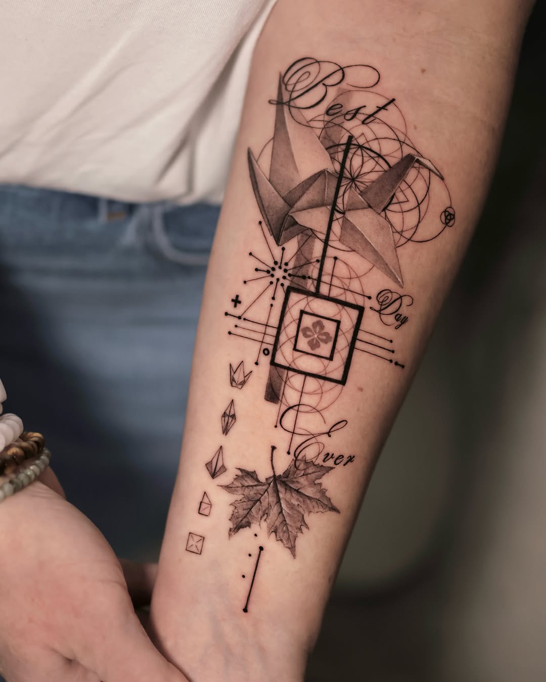 Tattoo by @gayitattoo — fine_line, geometric