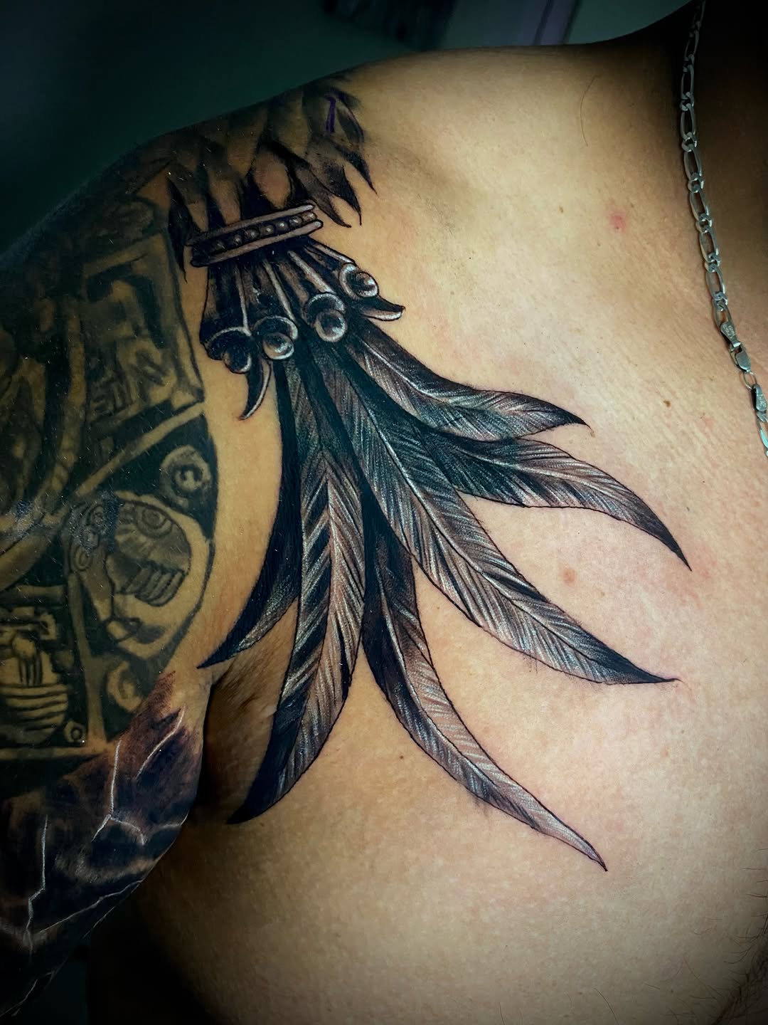 Tattoo by @aifos_arts94 — realism, black_and_grey