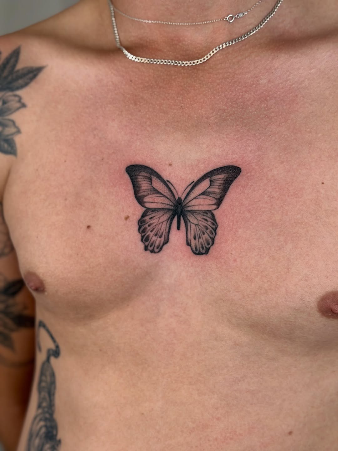 Tattoo by @er.ink.a — fine_line, black_and_grey