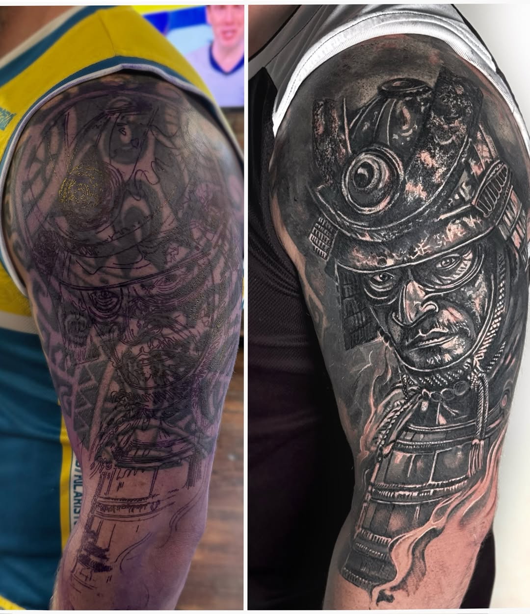 Tattoo by @robdansontattoo — realism, black_and_grey