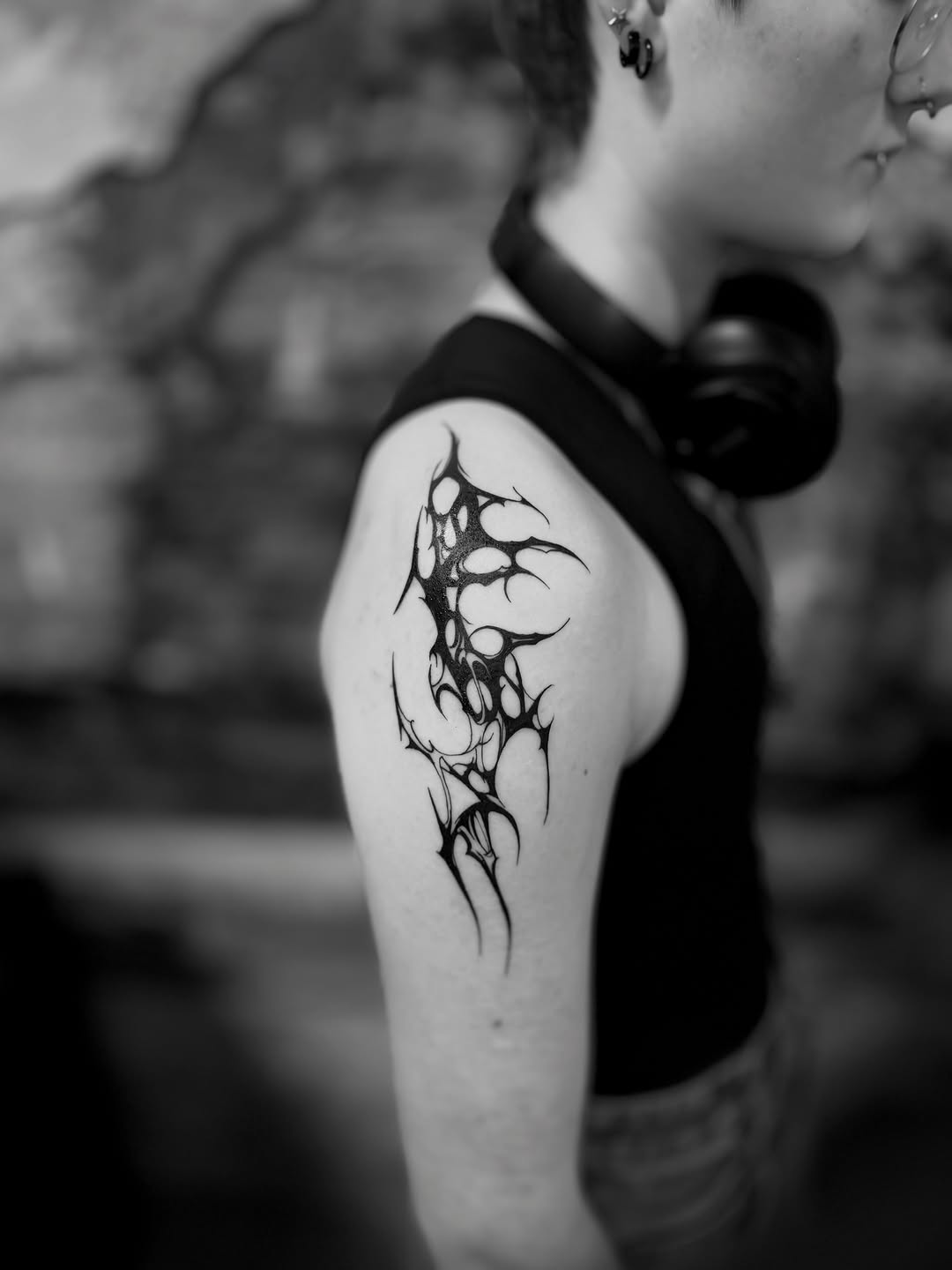 Tattoo by @oliversoames β blackwork, geometric
