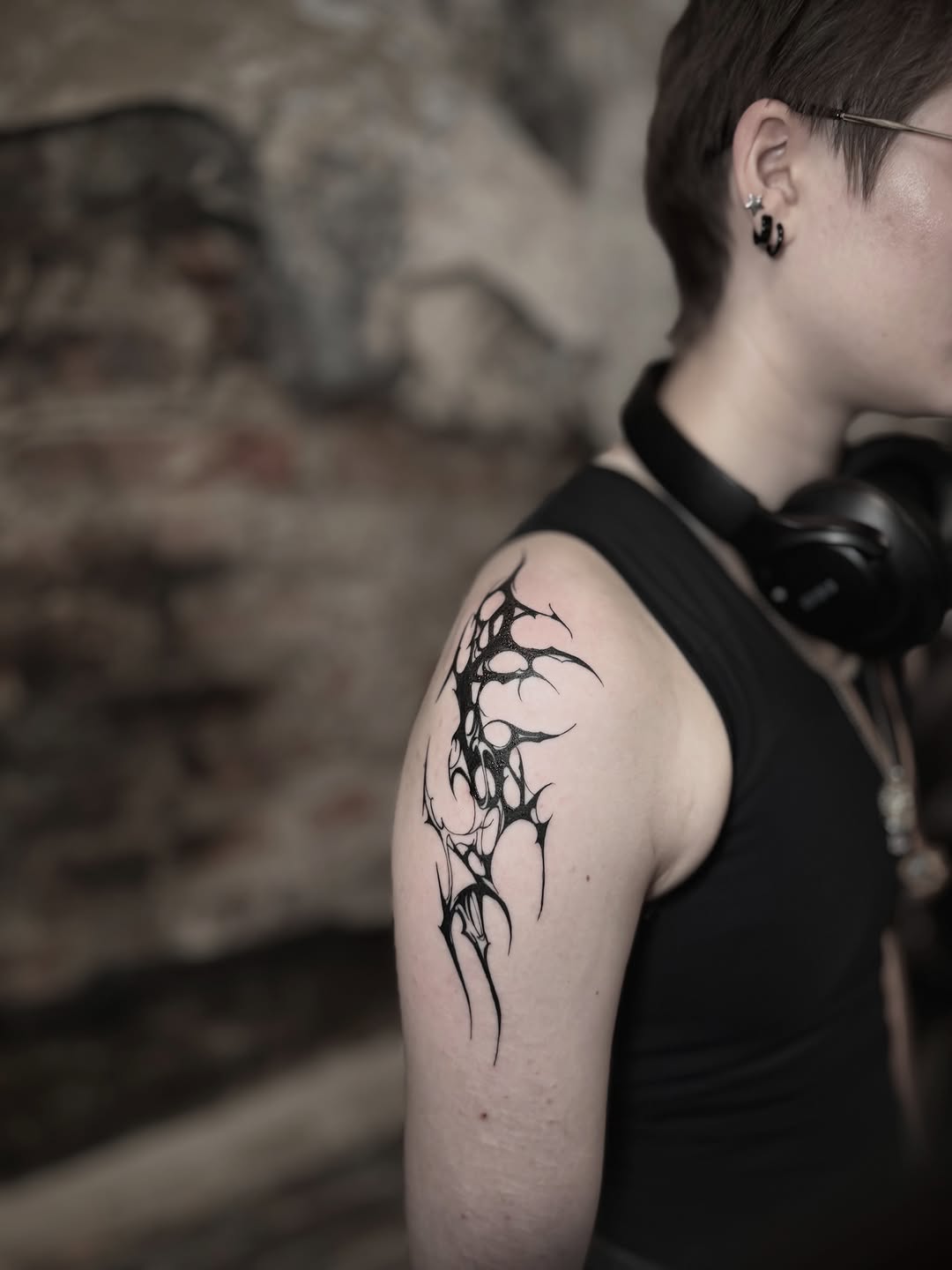 Tattoo by @oliversoames β blackwork, geometric