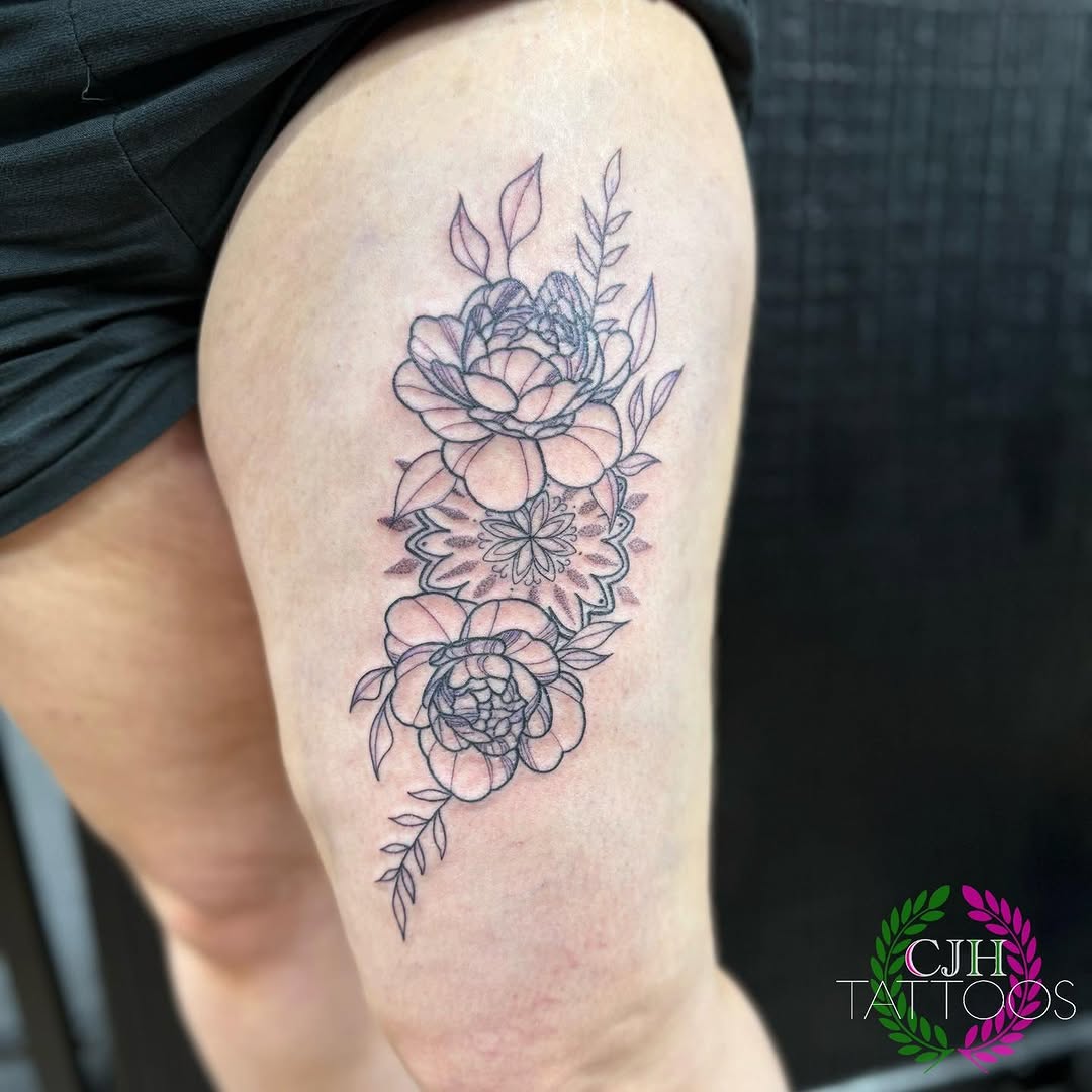 Tattoo by @cjhtattoos — fine_line, ornamental