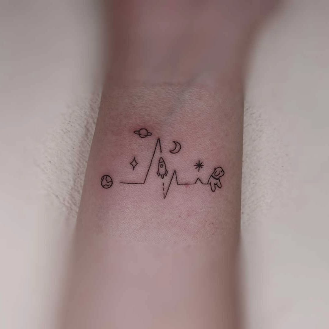 Tattoo by @gorae_tattoo — fine_line, minimalist