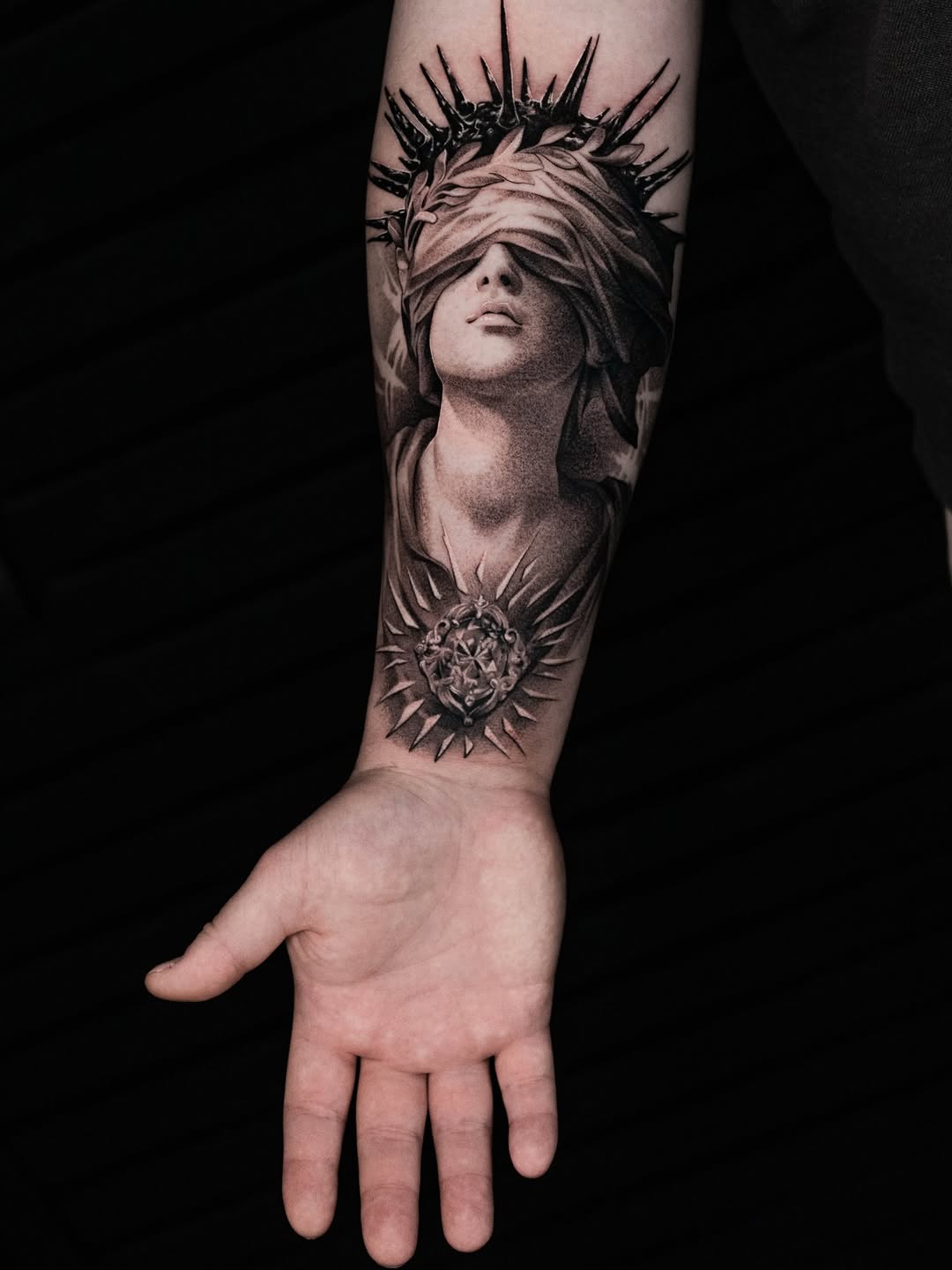 Tattoo by @slaidartwork — realism, black_and_grey