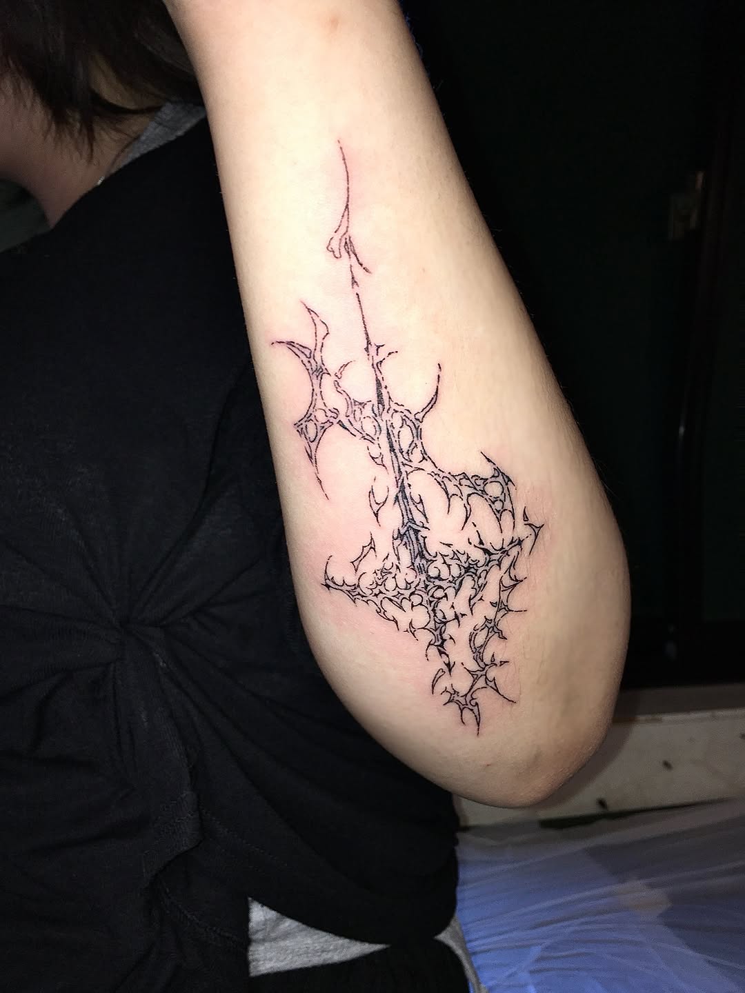 Tattoo by @nekult_tt — blackwork, fine_line