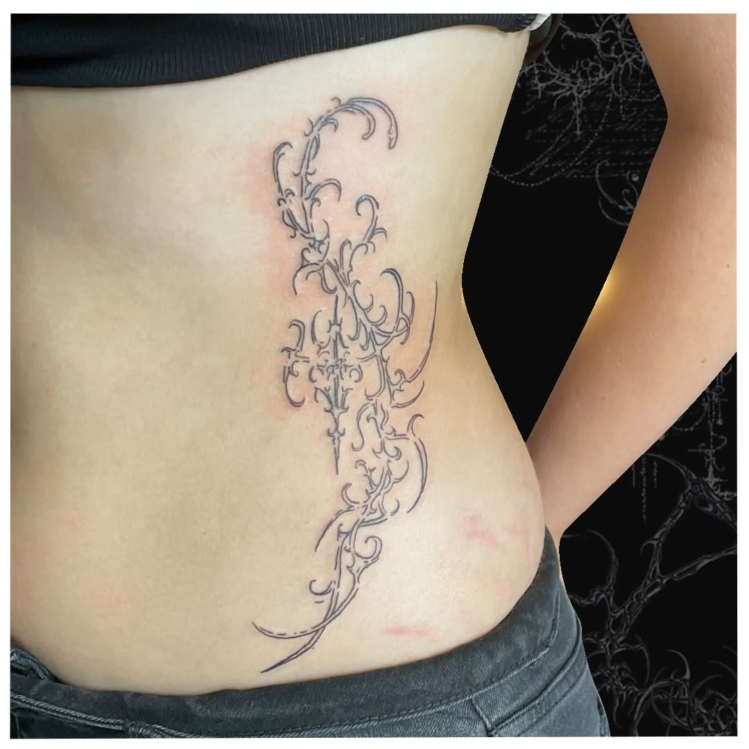 Tattoo by @cxt.ink — ornamental, fine_line