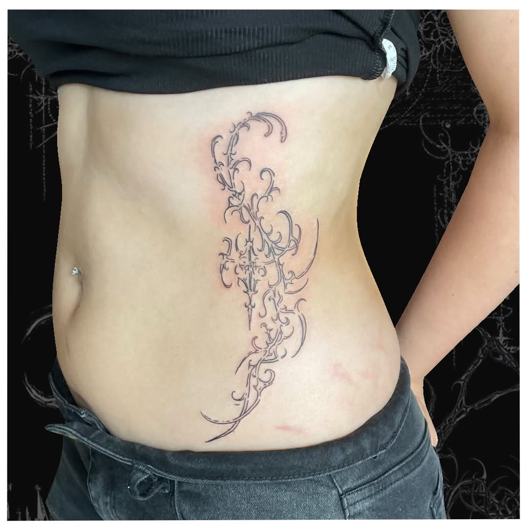 Tattoo by @cxt.ink — ornamental, fine_line