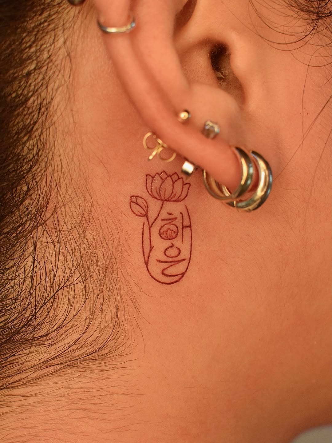 Tattoo by @tattooer_jina — fine_line, lettering_script