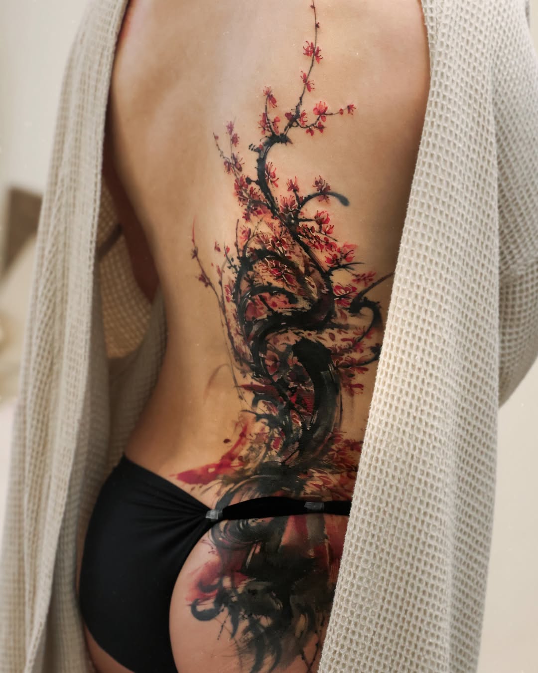 Tattoo by @ati.ful — japanese_irezumi, watercolor