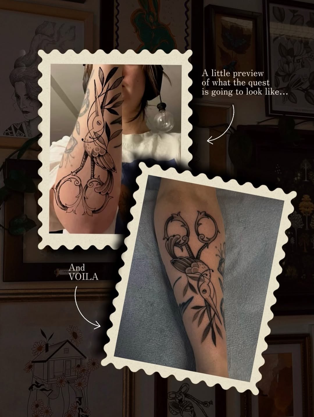 Tattoo by @peur_bleue.tattoo β fine_line, illustrative