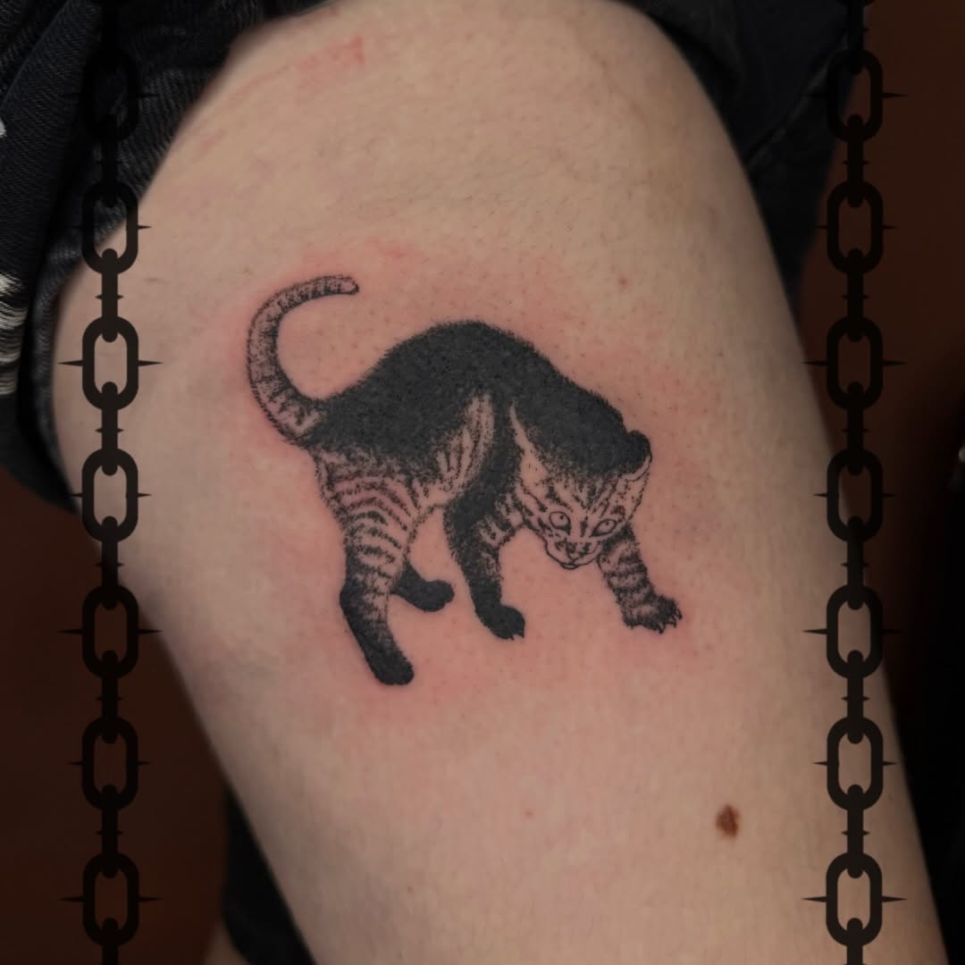 Tattoo by @vsgoblintatts — black_and_grey, realism