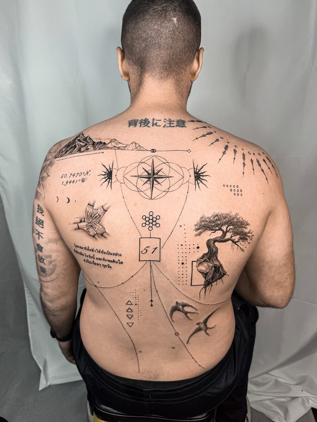 Tattoo by @dannyptattoos โ fine_line, black_and_grey