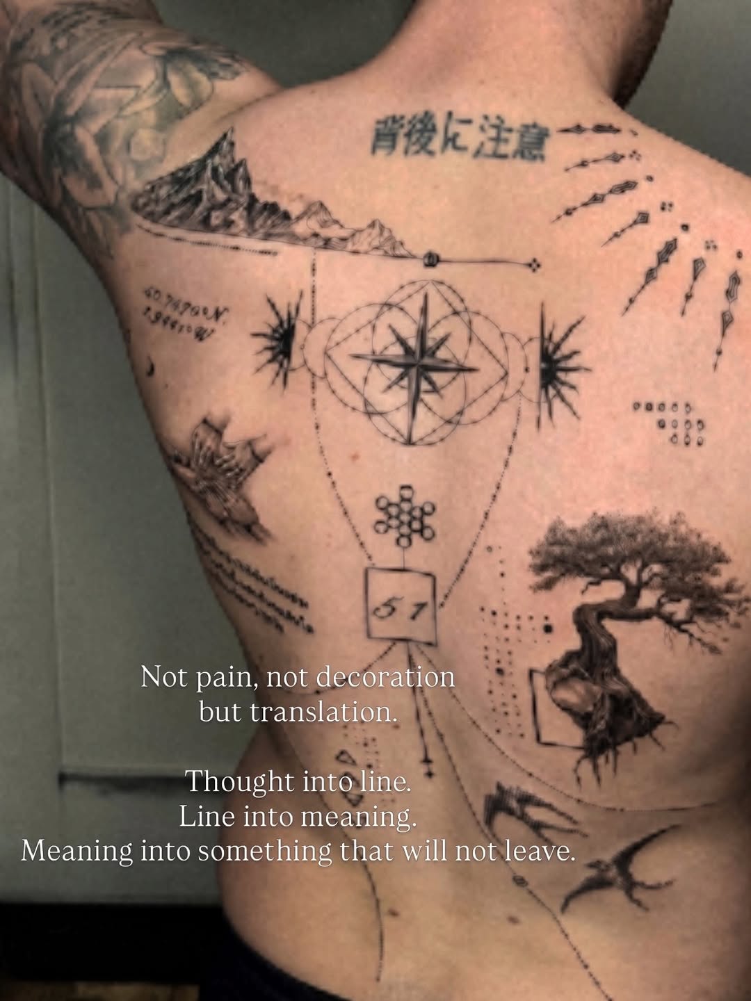 Tattoo by @dannyptattoos โ fine_line, geometric