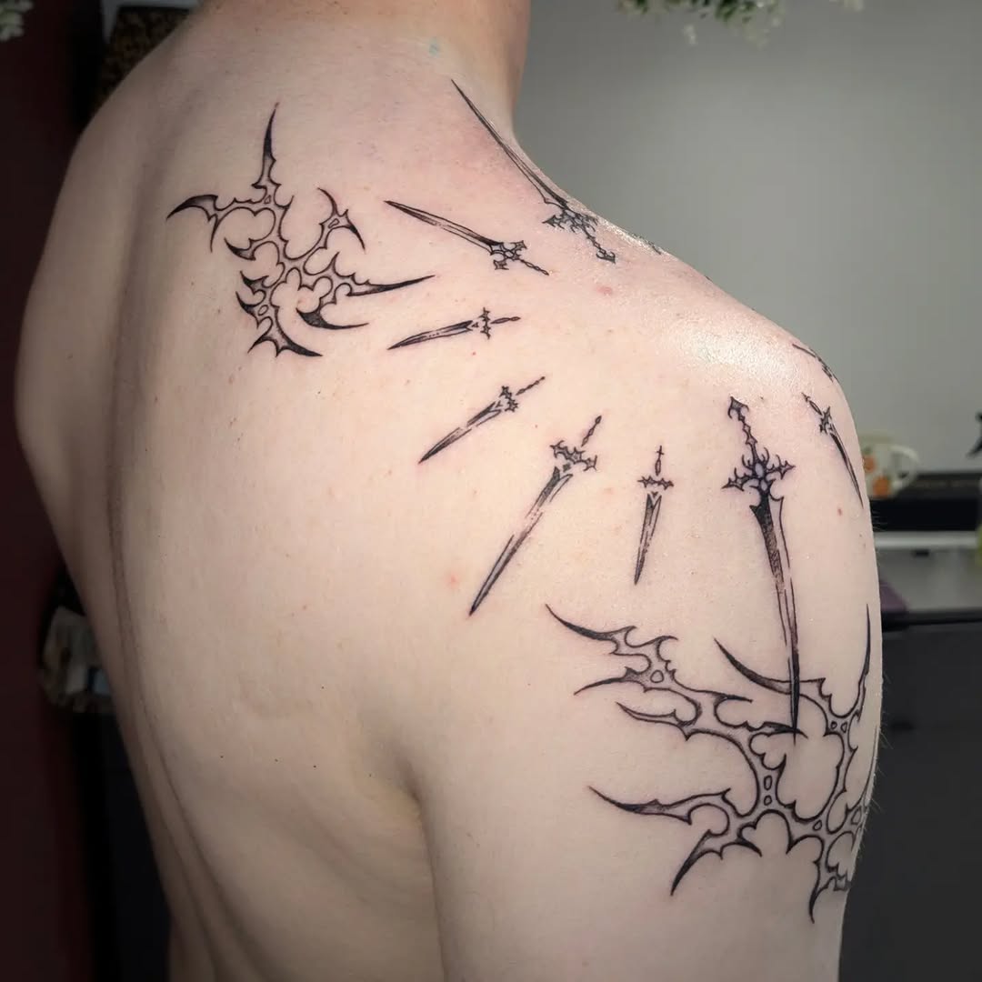 Tattoo by @elstattoos — fine_line, black_and_grey