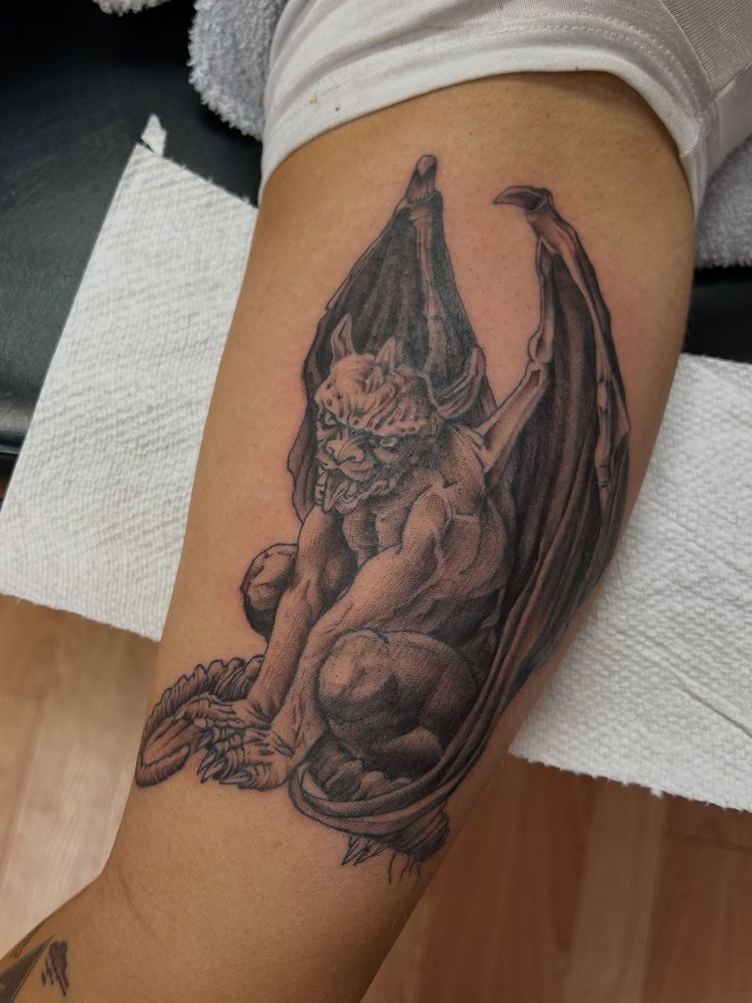 Tattoo by @chris_renaissancetattoos — realism, black_and_grey
