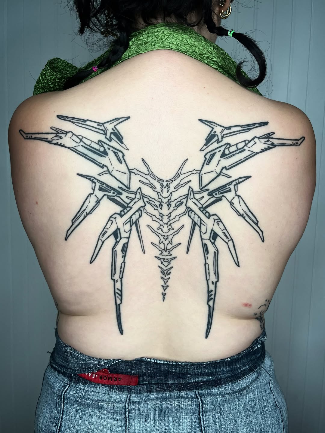 Tattoo by @pls_tnx โ geometric, blackwork