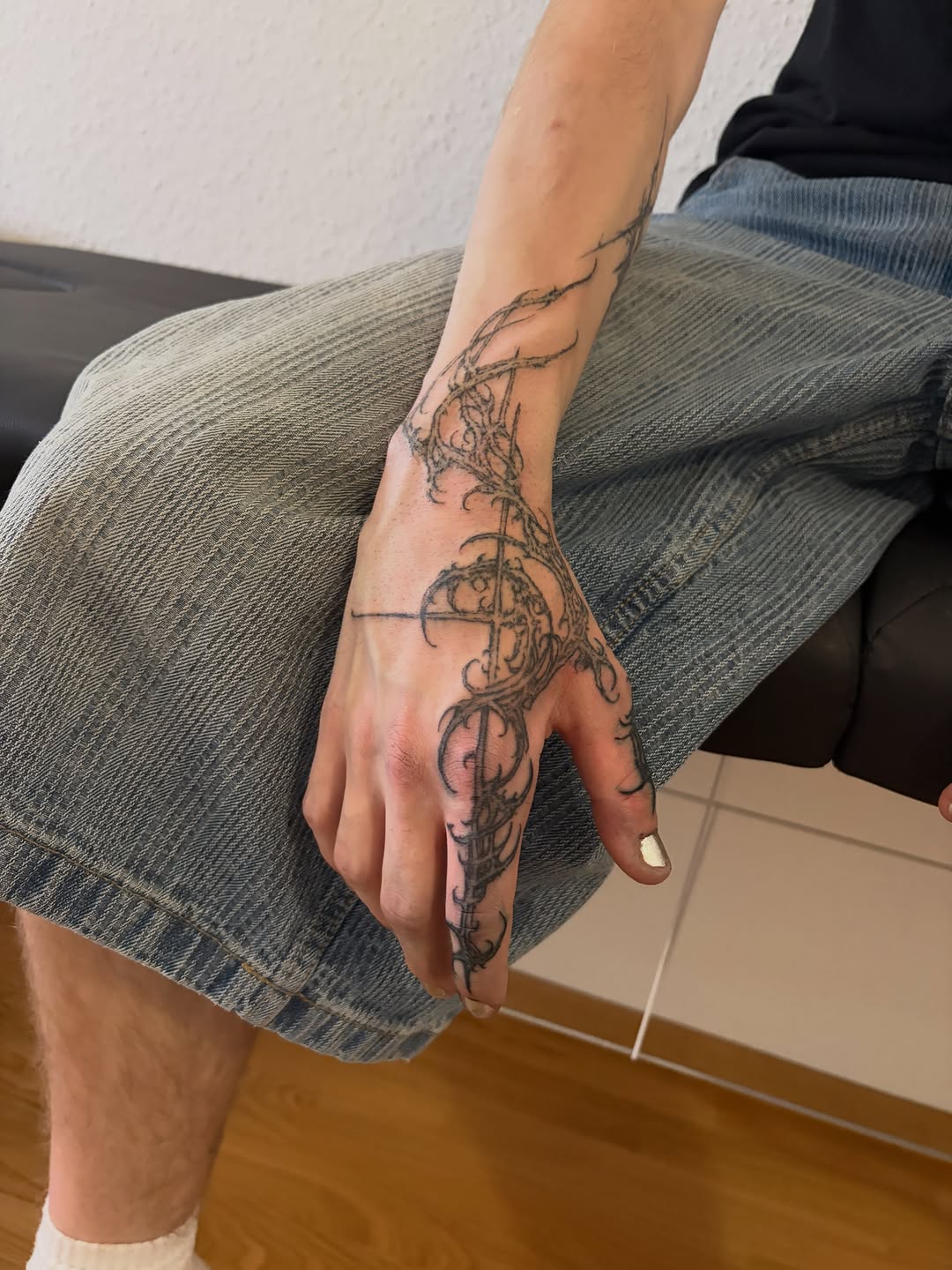Tattoo by @hesperine.ttt — blackwork, ornamental