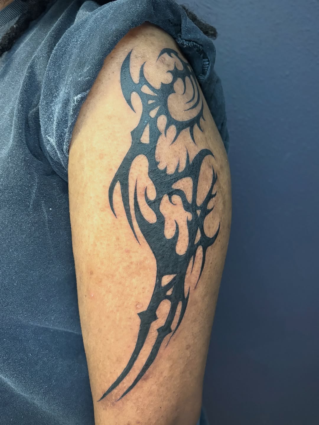 Tattoo by @erintpokes — tribal