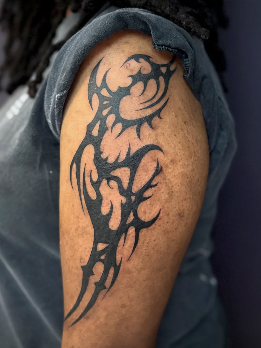 Tattoo by @erintpokes — tribal