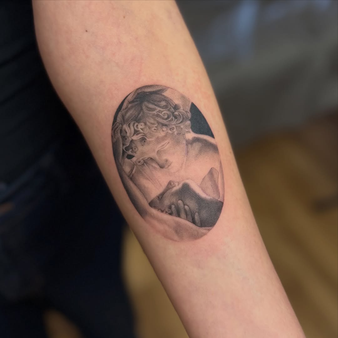 Tattoo by @alices_tattoo — realism, black_and_grey