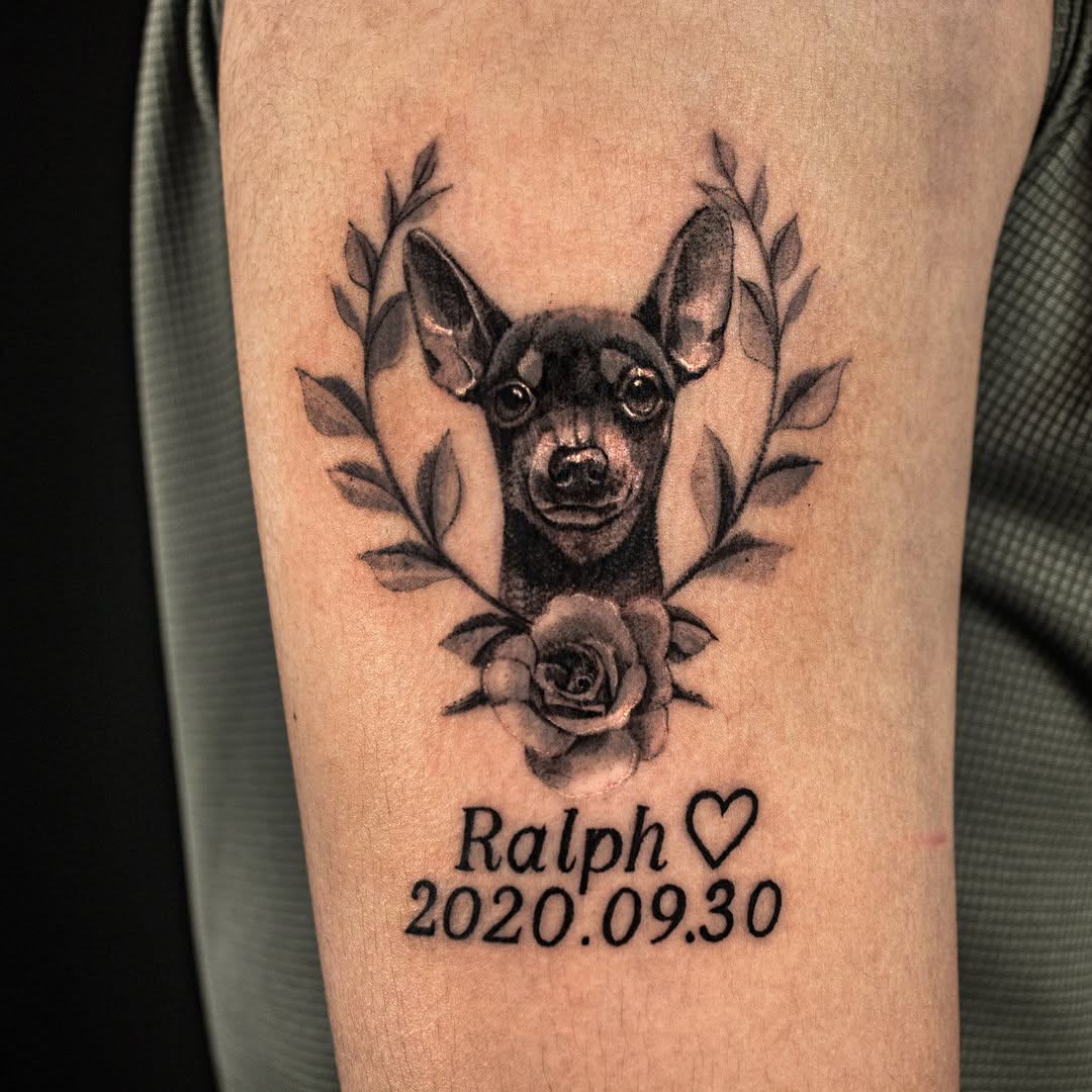 Tattoo by @dongyang.ink — realism, black_and_grey