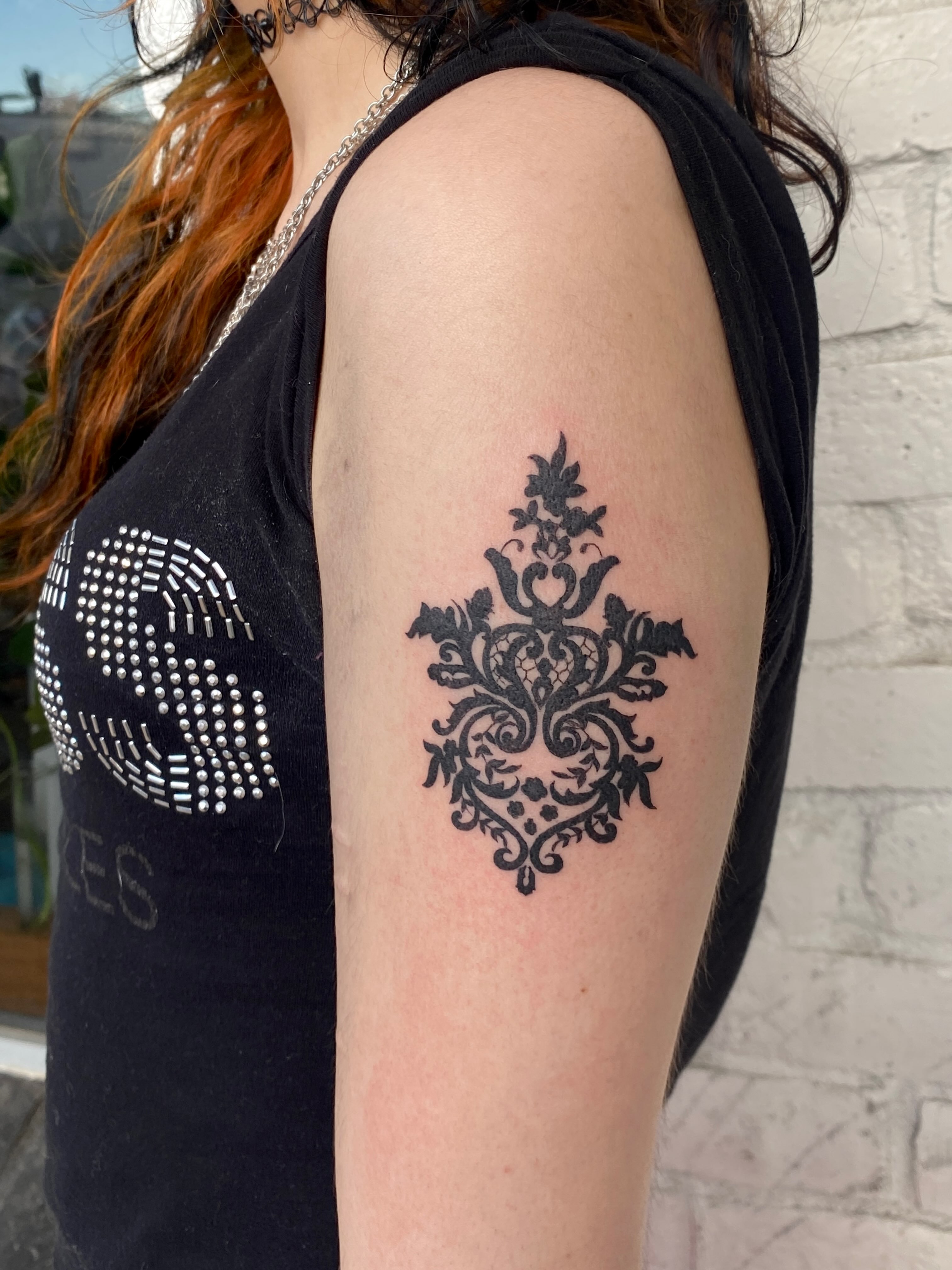 Tattoo by @supercutetattoo — ornamental, blackwork